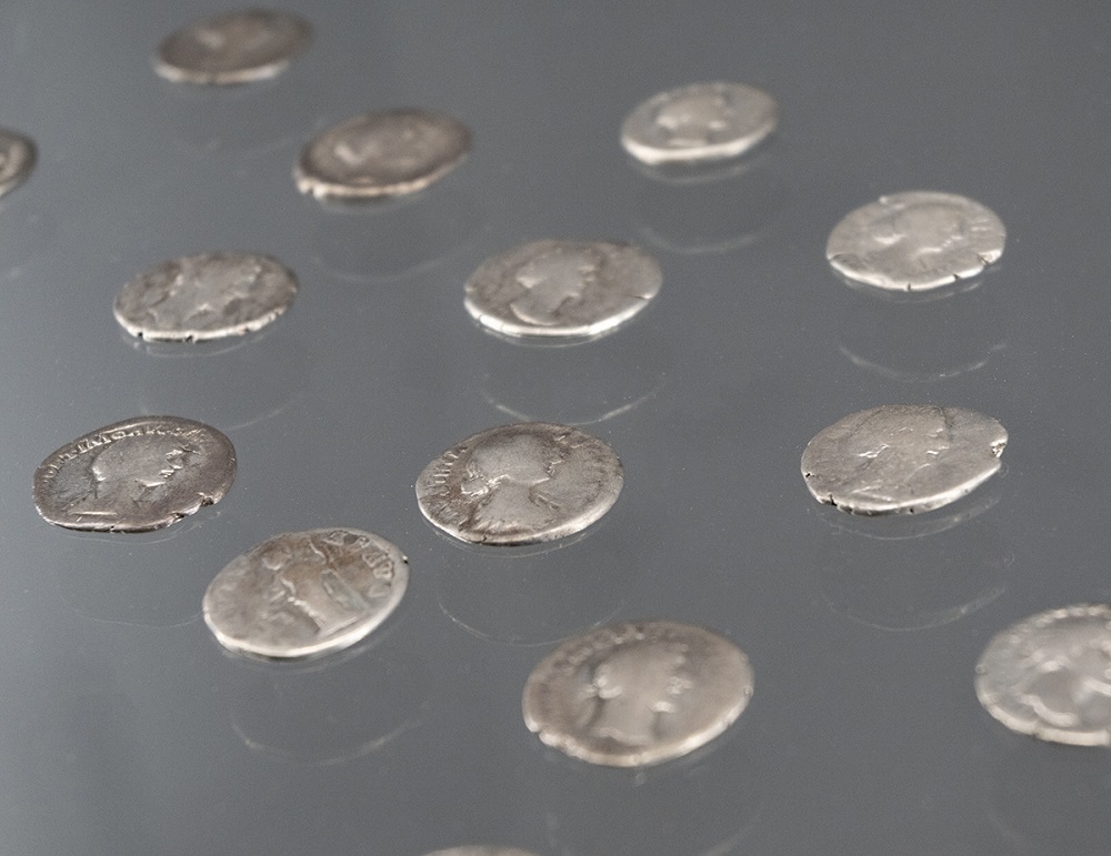 srebrne denary rzymskie z Zahajek