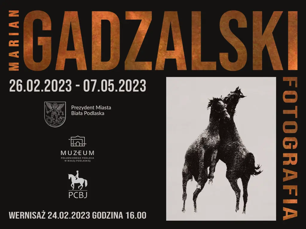 Plakat Marian Gadzalski wystawa