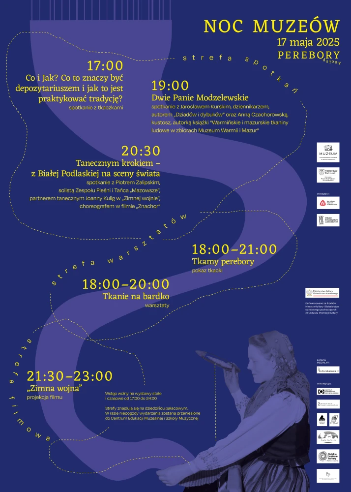 Noc muzeów plakat 17 ma 2025