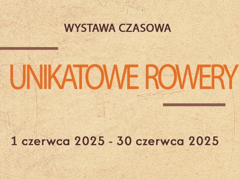 Plakat wystawa roweró