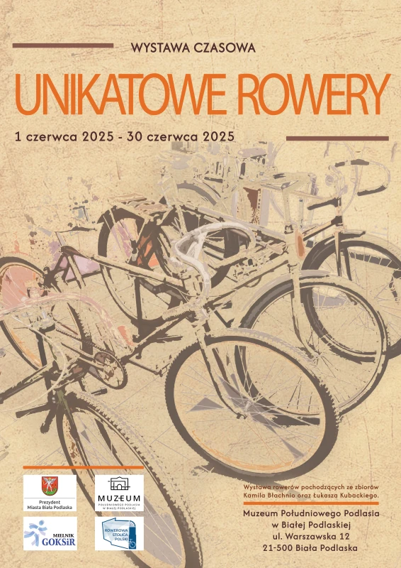 Plakat wystawa roweró