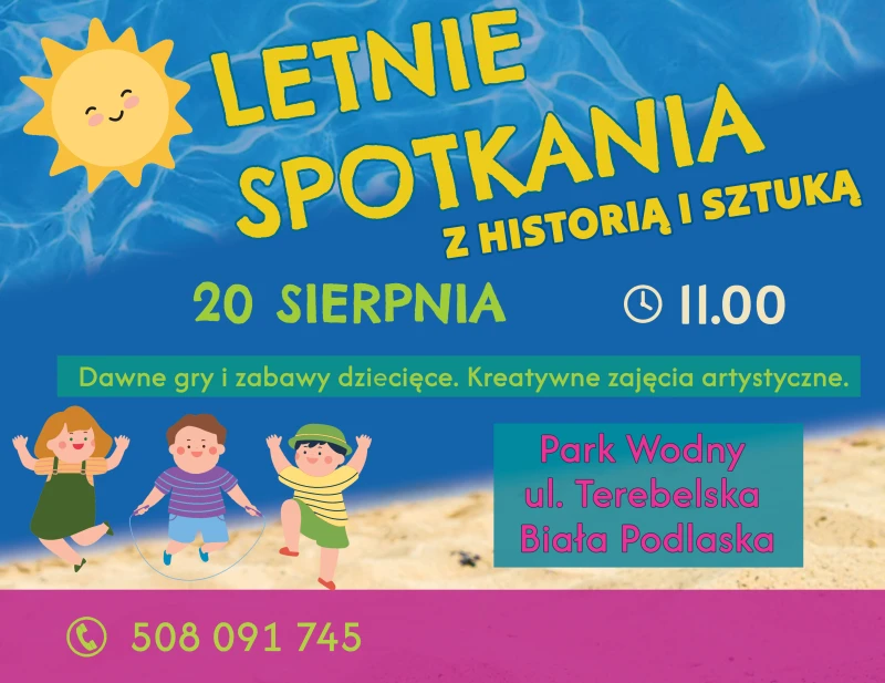 Letnie spotkania plakat 20 sierpnia