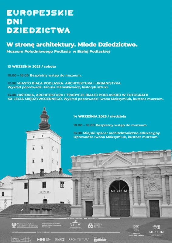 Europejskie Dni Dziedzictwa 2025 w Muzeum. Plakat