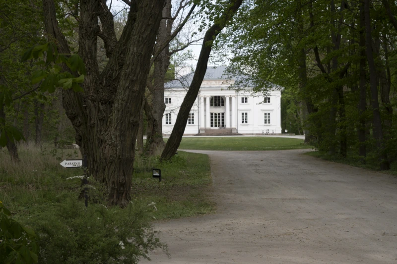 Widok na Pałac w Cieleśnicy